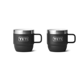 6 oz Stackable Mugs, Black, large