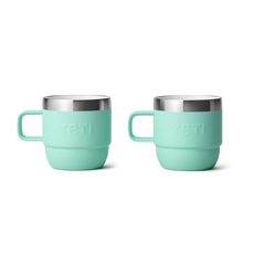 6 oz Stackable Mugs, Seafoam, large