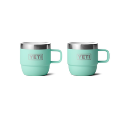 6 oz Stackable Mugs, Seafoam, large