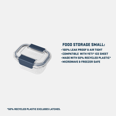 Small Plastic Food Storage, Seafoam, large