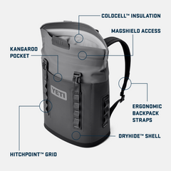 M12 Backpack Soft Cooler, Classic Navy, large