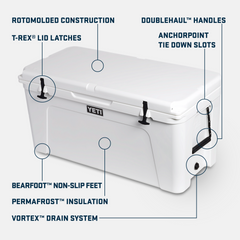 125 Hard Cooler, White, large