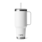 42 oz Straw Mug, White, large
