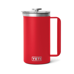 34 oz French Press, Rescue Red, large