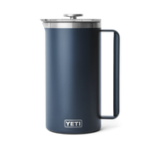 64 oz French Press, Navy, large