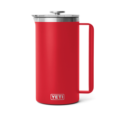 64 oz French Press, Rescue Red, large