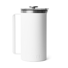 64 oz French Press, White, large