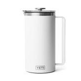 64 oz French Press, White, large