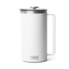 64 oz French Press, White, large