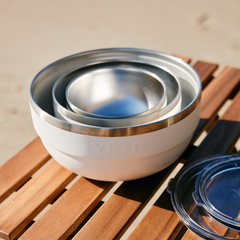 Insulated Bowl Set, White, large