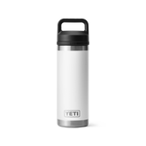 18 oz Water Bottle, White, large