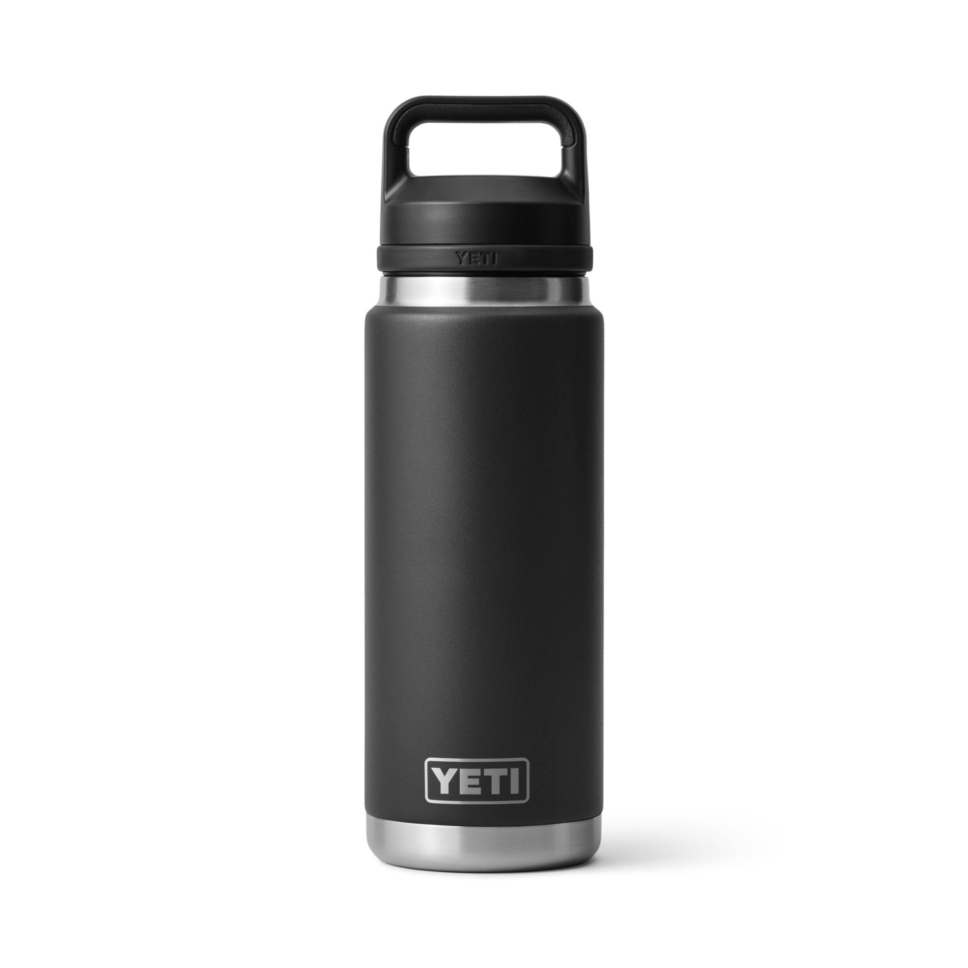 26 oz Water Bottle, Black, large