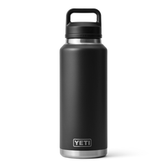 46 oz Water Bottle, Black, large