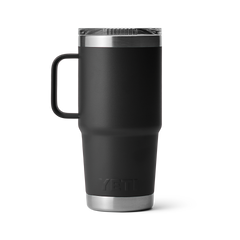 20 oz Travel Mug, Black, large