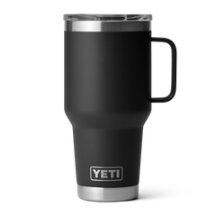 30 oz Travel Mug, Black, large