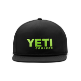 Flat Brim Rope Hat, Green, large