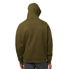 Pullover Fleece Hoodie, Olive, large