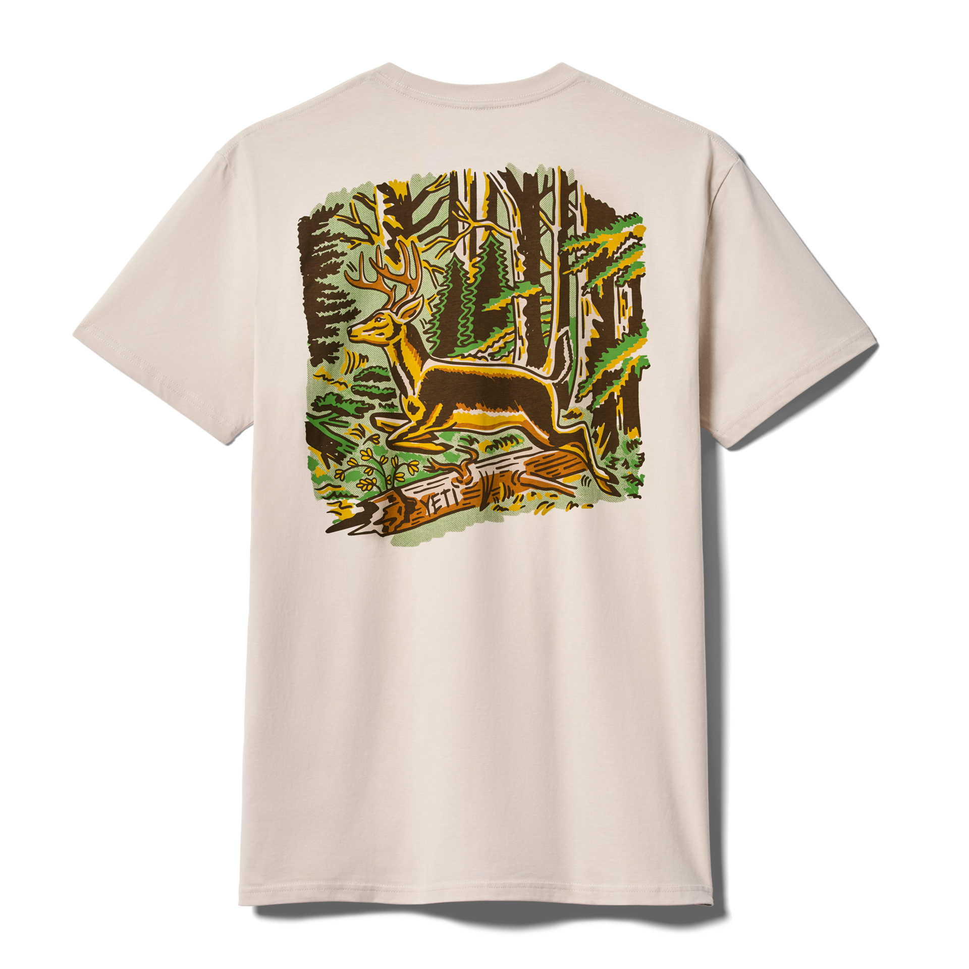 Short Sleeve T-Shirt, Bone, large