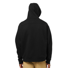 Pullover Fleece Hoodie, Black, large