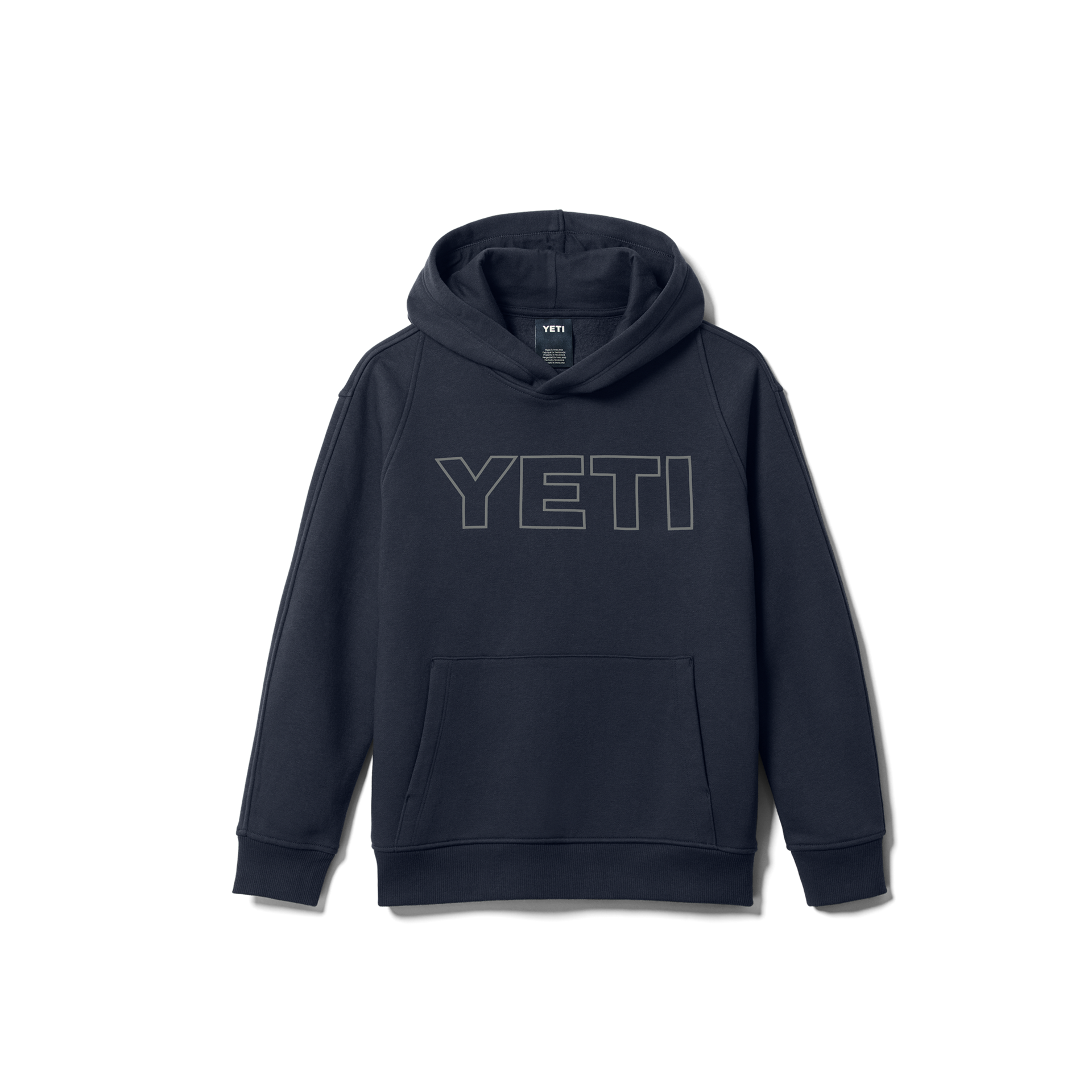 Kids' Pullover Fleece Hoodie, Navy, large