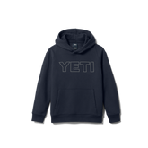 Kids' Pullover Fleece Hoodie, Navy, large
