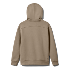 Kids' Pullover Fleece Hoodie, Taupe, large