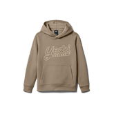 Kids' Pullover Fleece Hoodie, Taupe, large