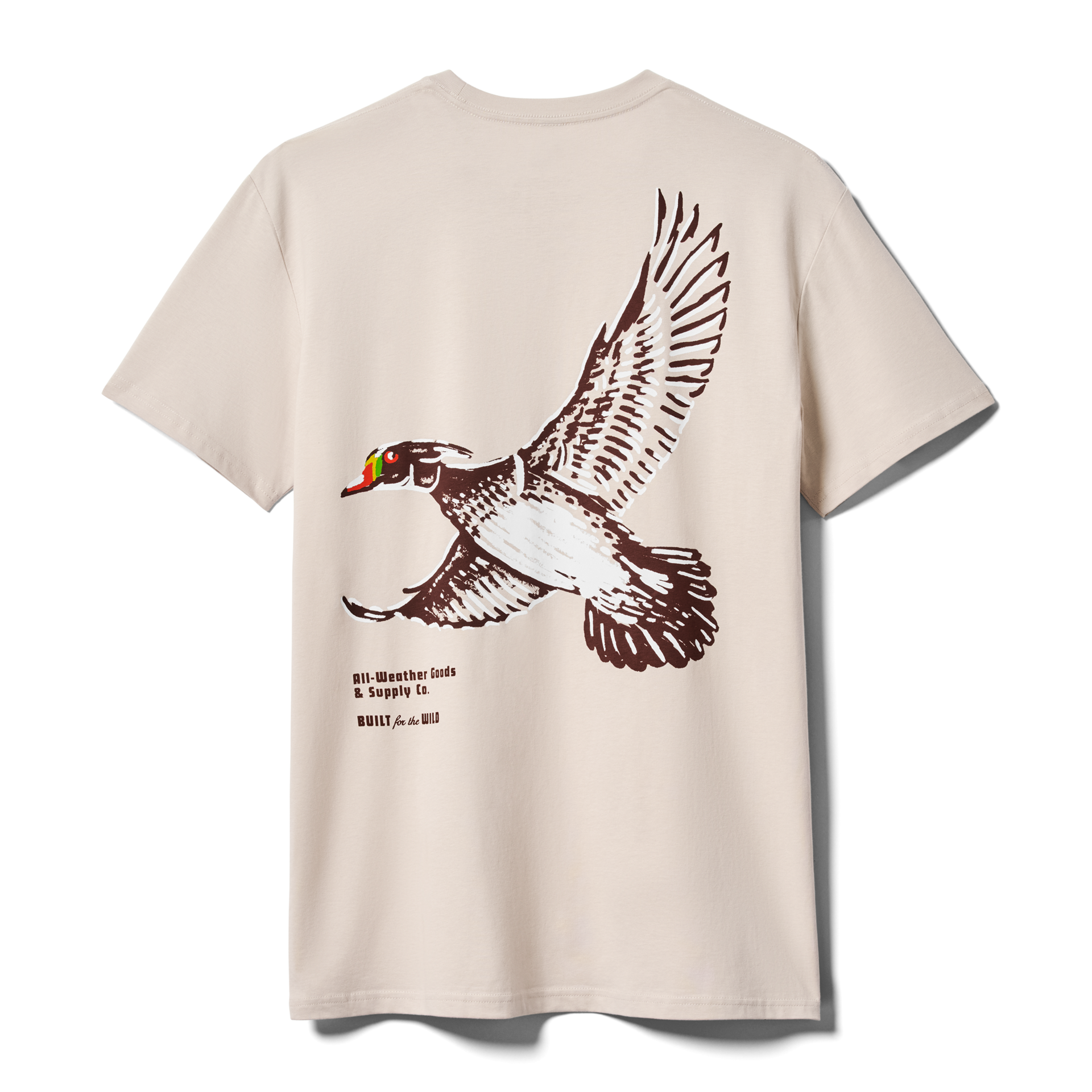 Short Sleeve T-Shirt, Bone, large