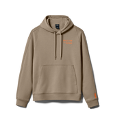 Pullover Fleece Hoodie, Taupe, large