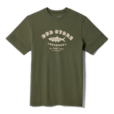 Dub Store Cotton Short Sleeve T-Shirt, Dark Olive, large