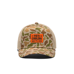 Camo Trucker Hat, Brown/Camo, large
