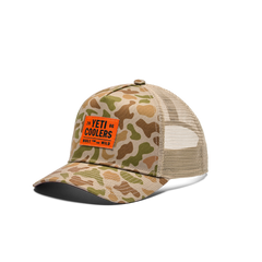 Camo Trucker Hat, Brown/Camo, large