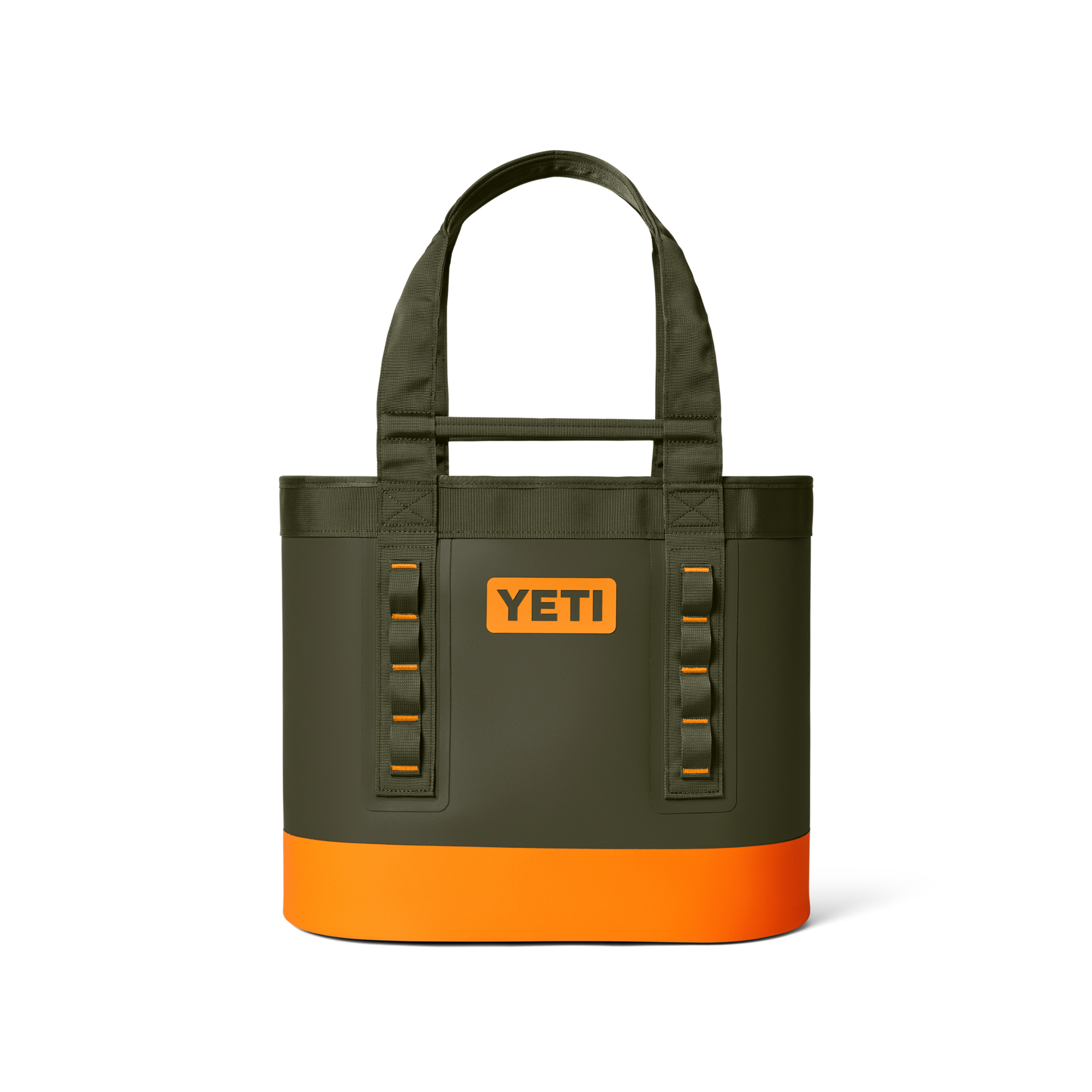 35 Carryall Tote Bag, Olive/King Crab Orange, large