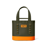 35 Carryall Tote Bag, Olive/King Crab Orange, large