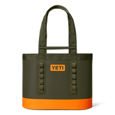50 Carryall Tote Bag, Olive/King Crab Orange, large