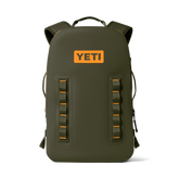 28L Waterproof Backpack, Olive/King Crab Orange, large