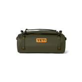 50L Waterproof Duffel, Olive/King Crab Orange, large