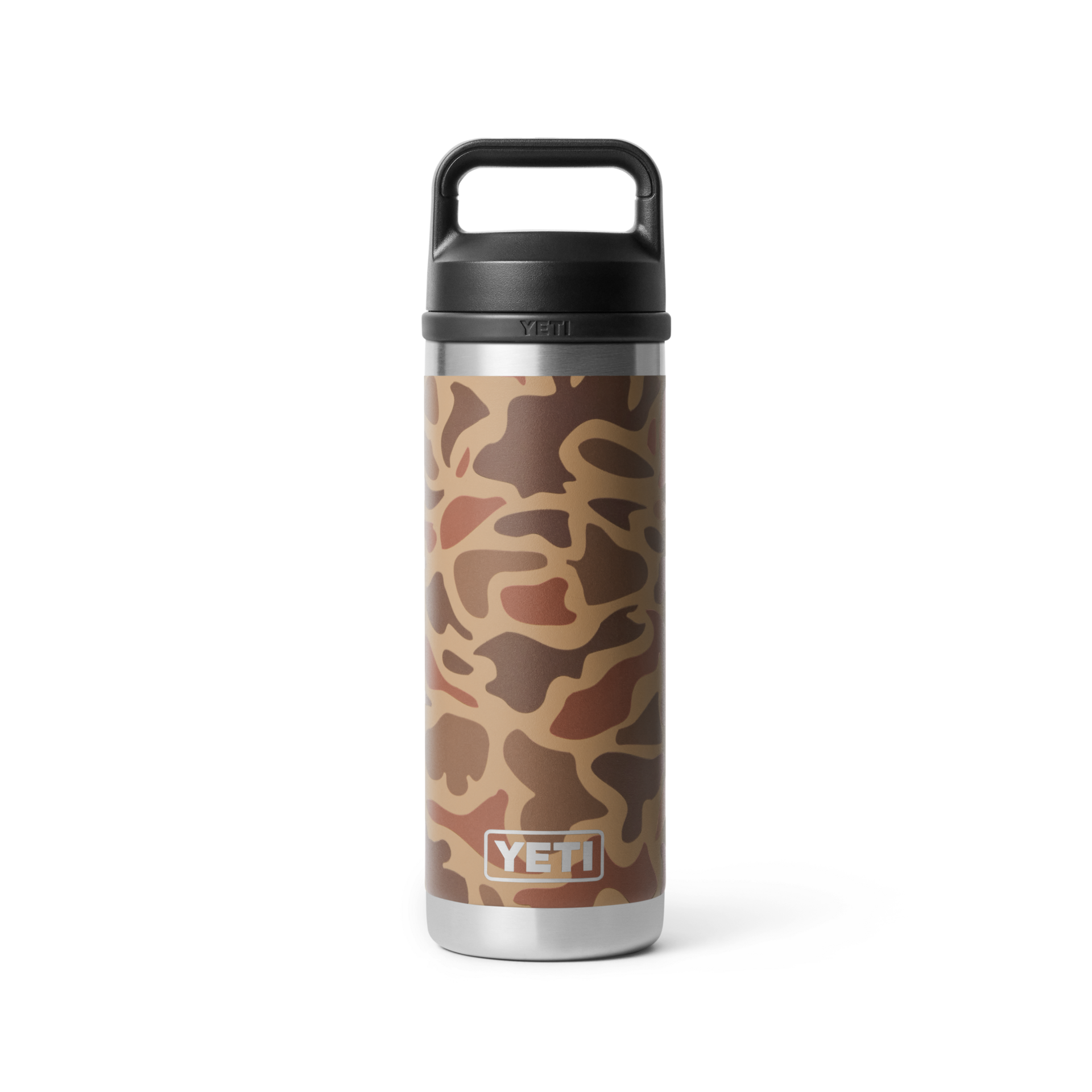 18 oz Water Bottle, Wetlands Camo, large