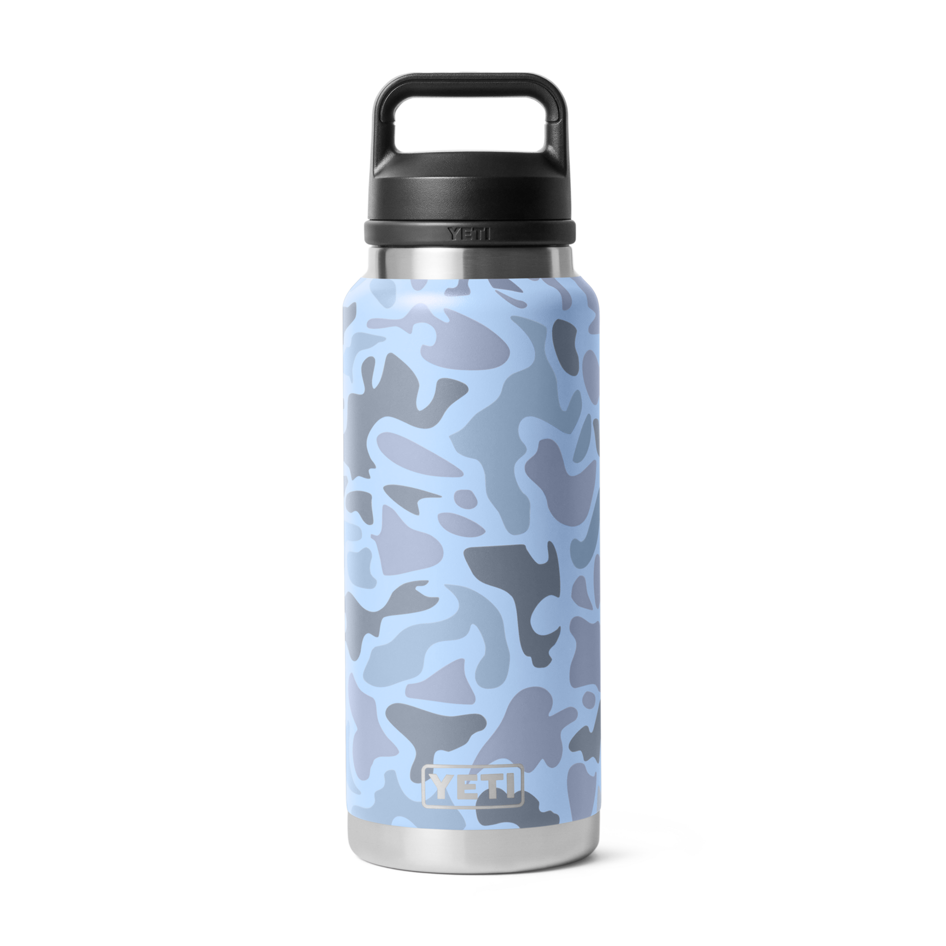 36 oz Water Bottle, Blue Camo, large