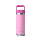 18 oz Water Bottle, Power Pink/Wildflower, large