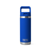 18 oz Water Bottle, Royal Blue, large