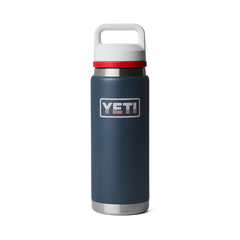 26 oz Water Bottle, Navy/White/Rescue Red Badge, large