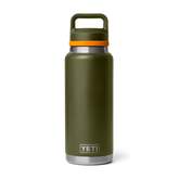 36 oz Water Bottle, Olive/King Crab Orange, large