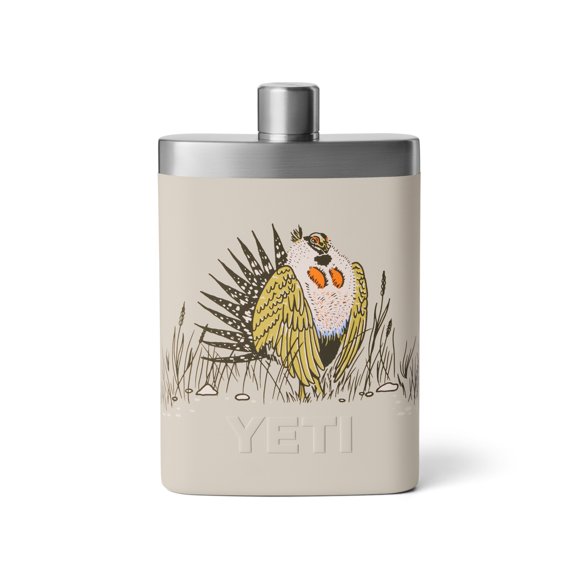 Flask, Upland Bird Cape, large