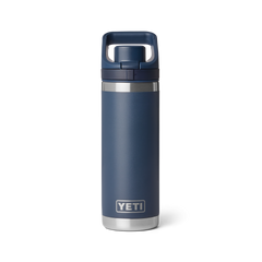 18 oz Water Bottle, Navy, large