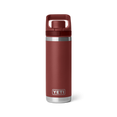 18 oz Water Bottle, Stag Red, large