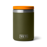 16 oz Insulated Food Jar, Olive/King Crab Orange, large