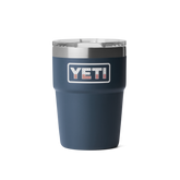 16 oz Stackable Cup, Navy Badge, large