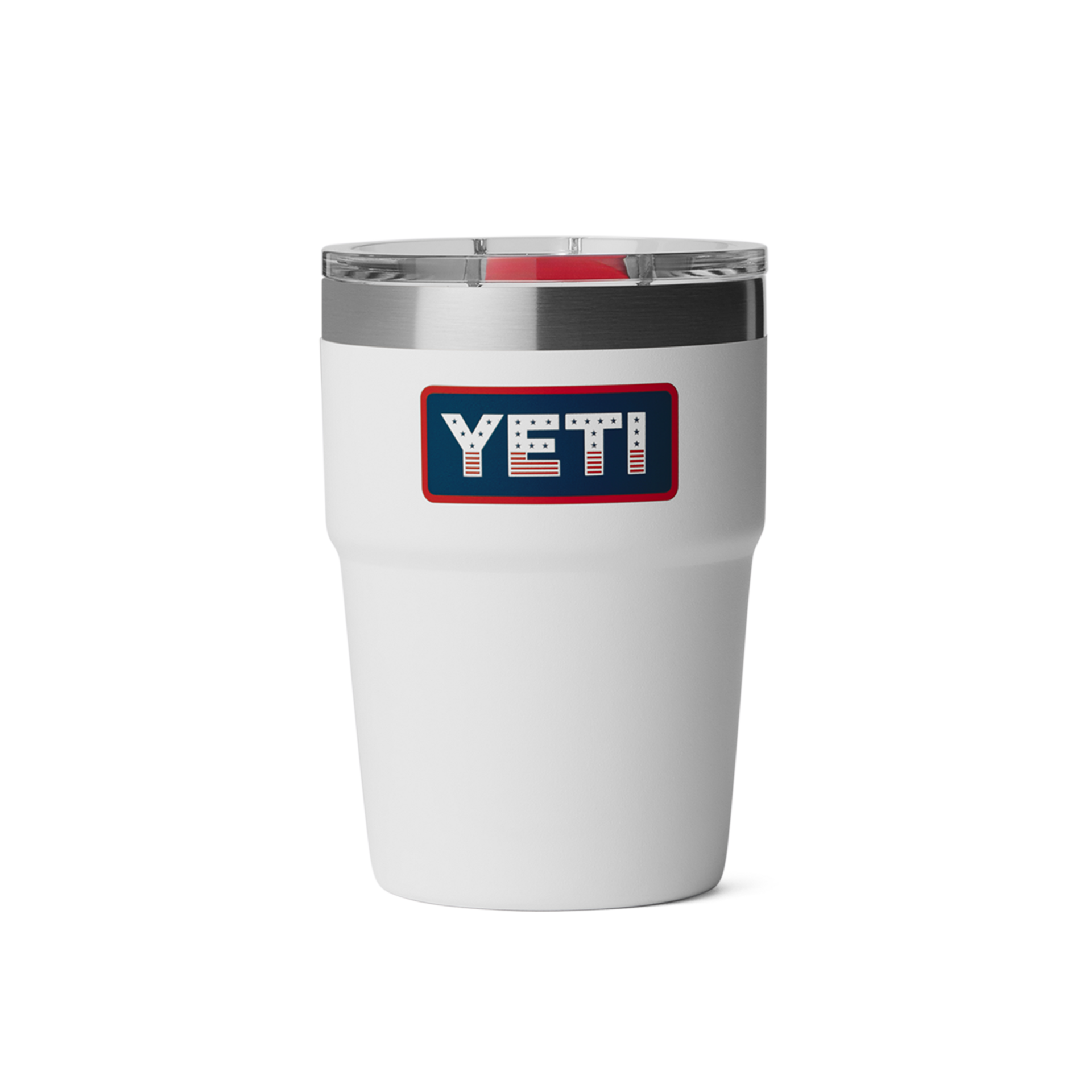 16 oz Stackable Cup, White Badge, large