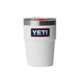 16 oz Stackable Cup, White Badge, large